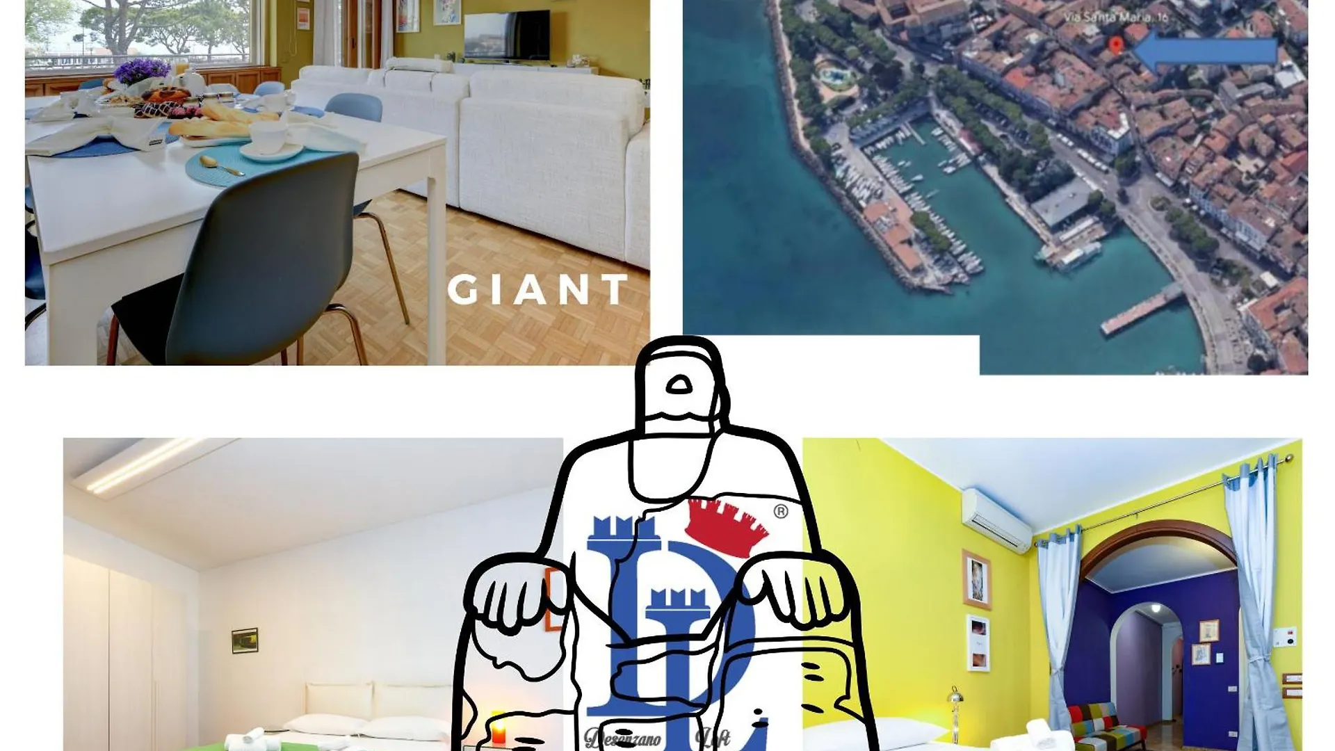 Il Gigante Del Lago The Giant - Desenzanoloft Desenzano del Garda 0*,  Italy